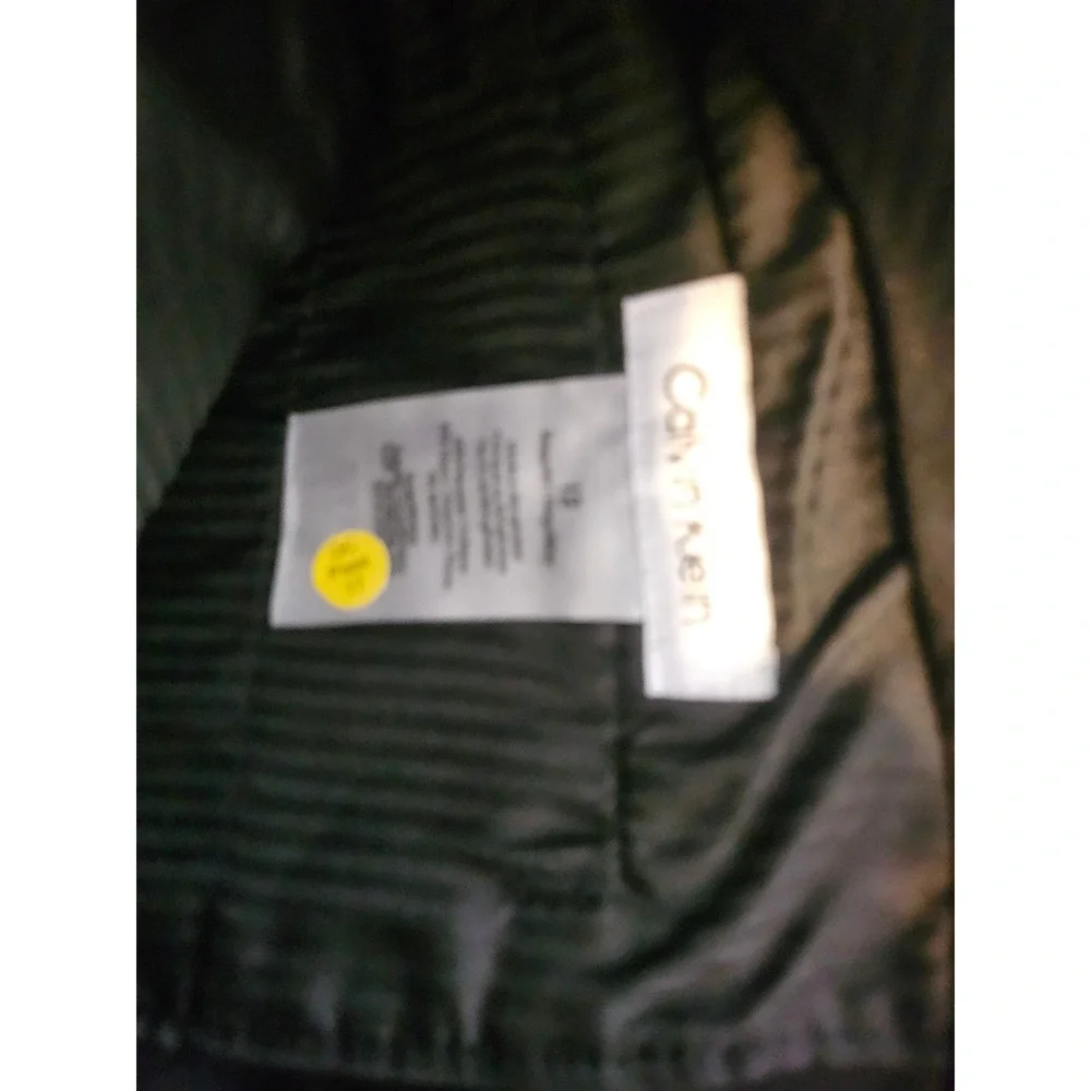 Calvin Klein Dress Pants Kids Size 12 Black Slim Fit Flat Front Stretch NWT